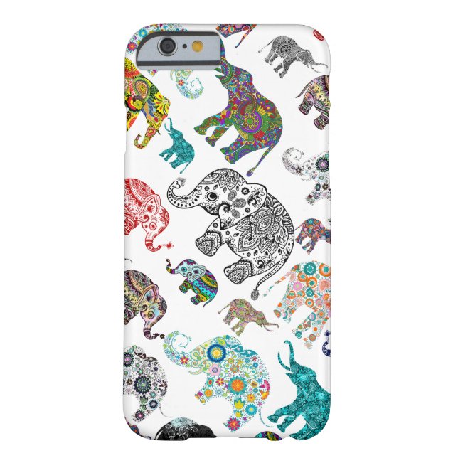 Capa Para iPhone, Case-Mate Apenas Elephant Random Pattern (Verso)