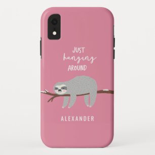 Capa Para iPhone Da Case-Mate Apenas pendurando em torno da preguiça brilhante