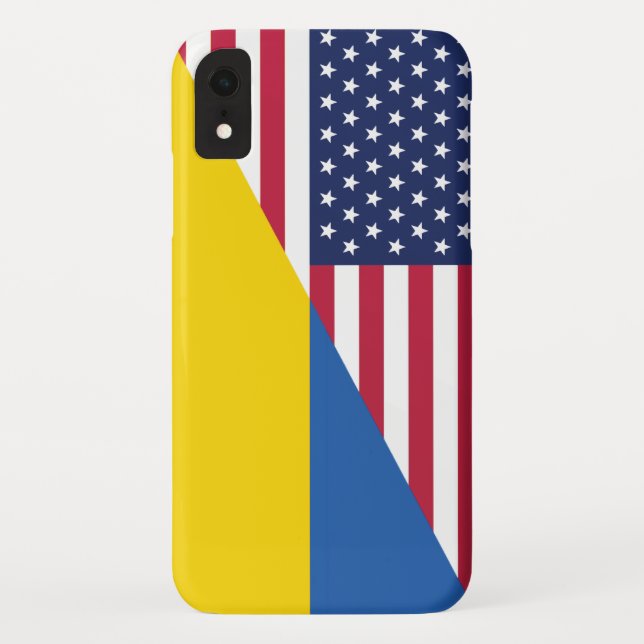 Capa Para iPhone, Case-Mate Apoio americano à Ucrânia Sherpa Blanket (Verso)