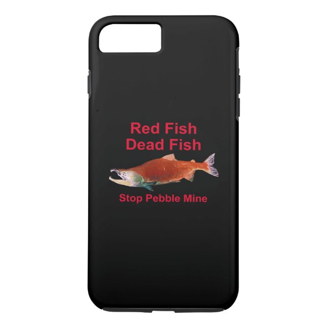 Capa Para iPhone, Case-Mate Após o Salmão - Parar o Pebble Mine (Verso)