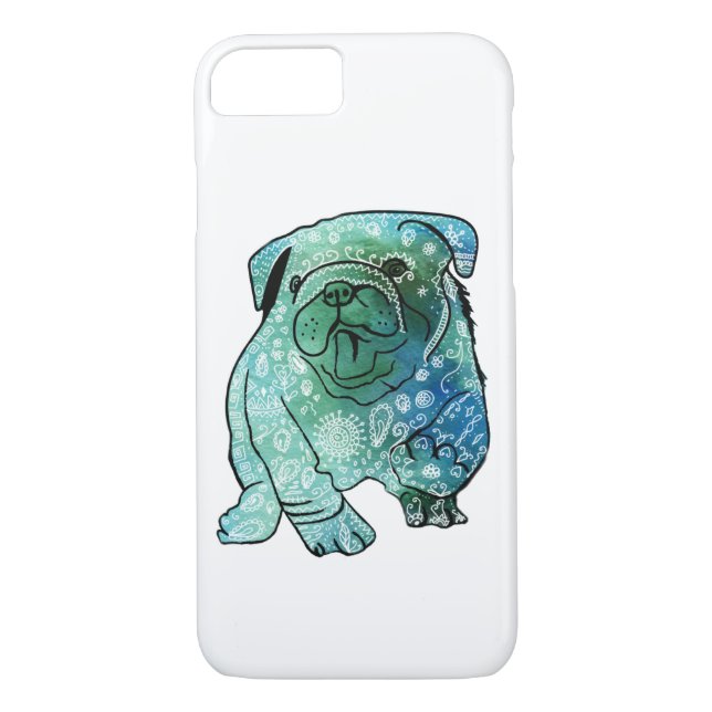 Capa Para iPhone, Case-Mate Apple iPhone 8/7, Mal Ali, Cachorro Francês (Verso)