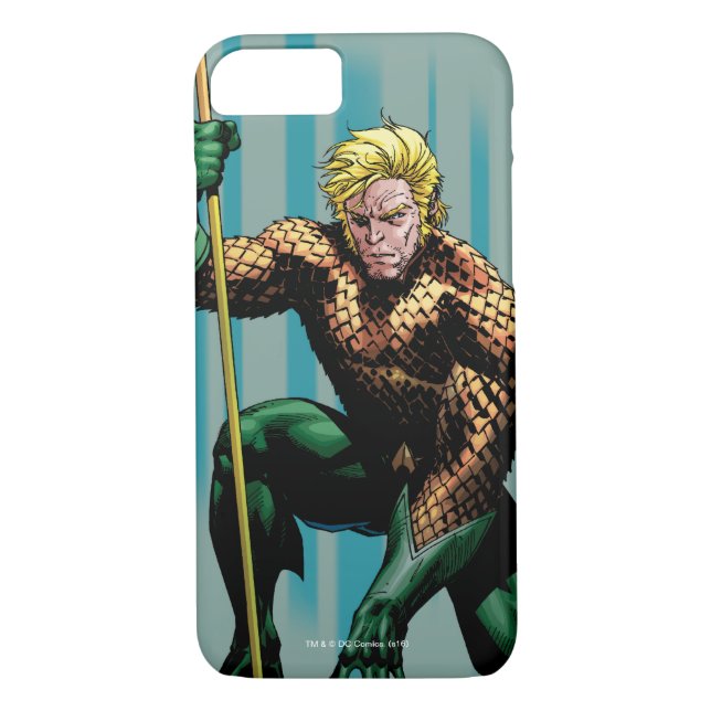 Capa Para iPhone, Case-Mate Aquaman Crouching 2 (Verso)