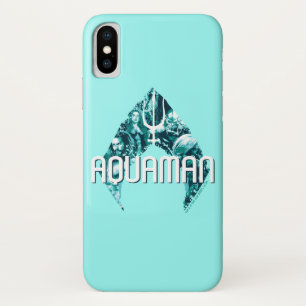 Capa Para iPhone Da Case-Mate Aquaman   Orin, Mera, Orm & Manta preto no símbol