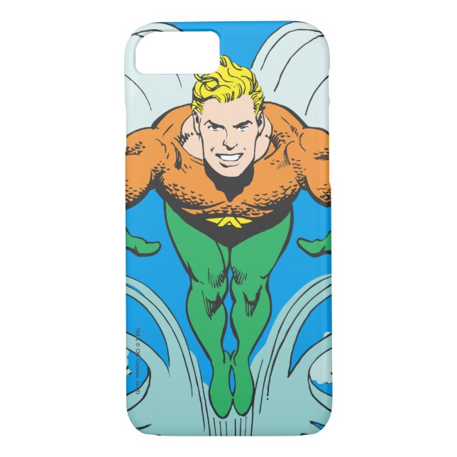 Capa Para iPhone, Case-Mate Aquaman Pulando para a Frente (Verso)