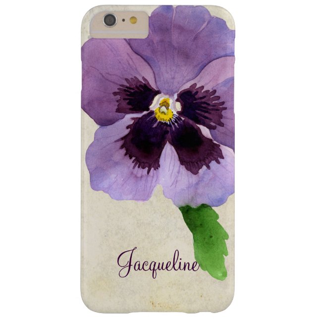 Capa Para iPhone, Case-Mate Aquarela Moderna e Branca Floral Personalizada (Verso)