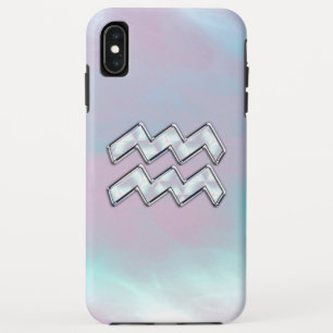 Capa Para iPhone Da Case-Mate Aquarius Zodiac - Sinal Pastels Mãe de Decoraçã