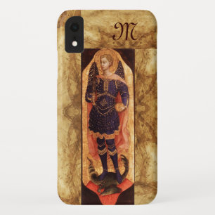 Capa Para iPhone Da Case-Mate ARCANJO de ST MICHAEL COM monograma do DRAGÃO
