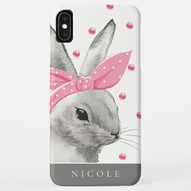 Capa Para iPhone, Case-Mate Arco Cor-de-Rosa Bonito personalizado (Verso)