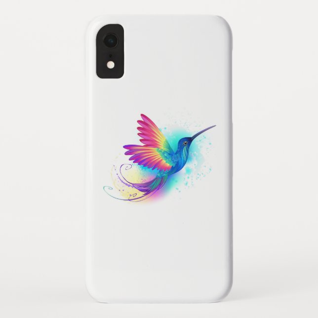 Capa Para iPhone, Case-Mate Arco-Íris Exótico Hummingbird (Verso)