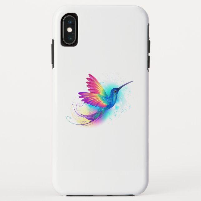 Capa Para iPhone, Case-Mate Arco-Íris Exótico Hummingbird (Verso)