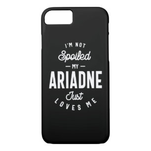 Capa iPhone 8/ 7 Ariadne Personalizado Nome Aniversário Presente