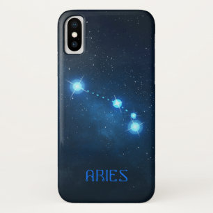 Capa Para iPhone X Aries Constelle Zodiac