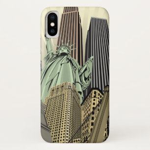 Capa Para iPhone Da Case-Mate Arquitectura da cidade estilizado super NYC