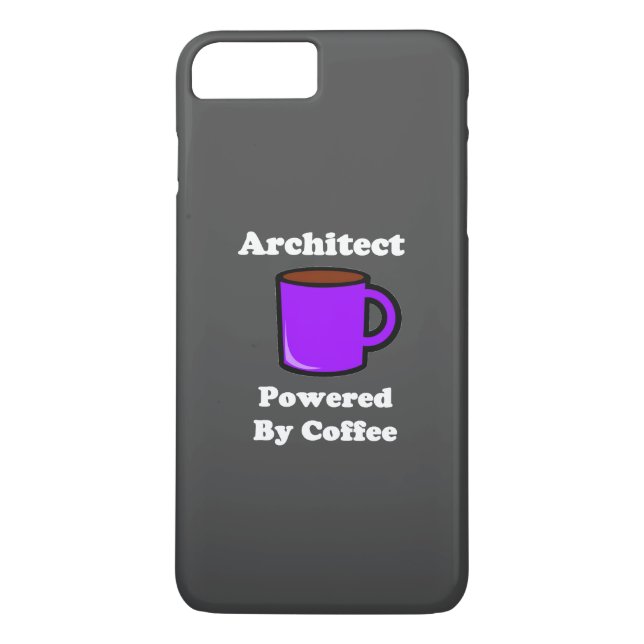 Capa Para iPhone, Case-Mate "Arquiteto" Energizado por Café (Verso)