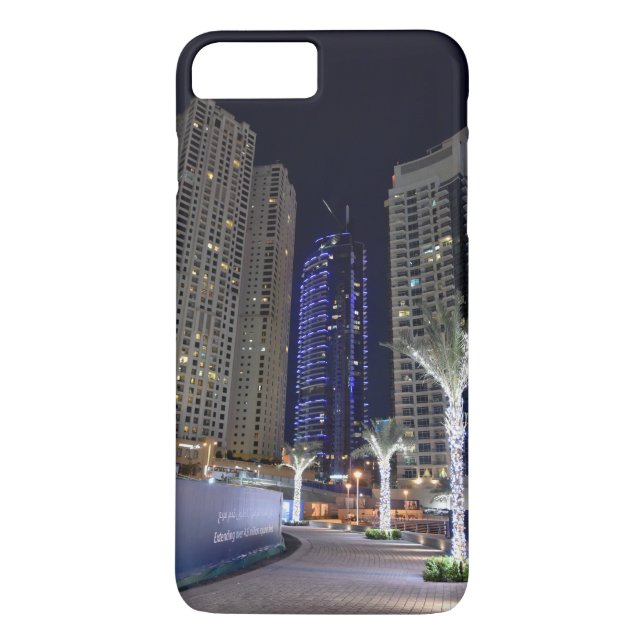 Capa Para iPhone, Case-Mate Arquitetura de Dubai à noite (Verso)