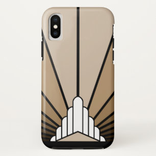 Capa Para iPhone Da Case-Mate Art deco sun em bronzeado