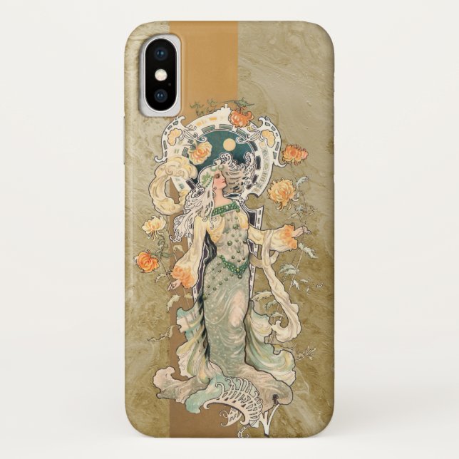 Capa Para iPhone, Case-Mate Art Nouveau Beleza com cristianismo (Verso)