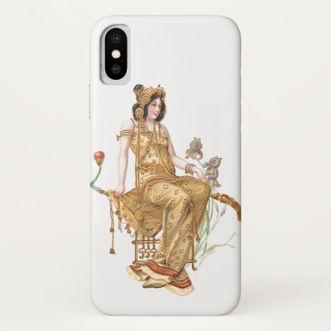 Capa Para iPhone, Case-Mate Art Nouveau Beleza Exótica do Oriente (Verso)