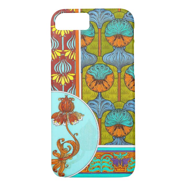 Capa Para iPhone, Case-Mate Art nouveau floral (Verso)