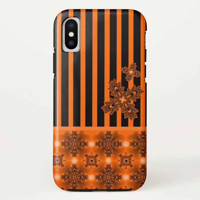 Capa Para iPhone, Case-Mate Artdeco Flowers in Retro Style (Verso)