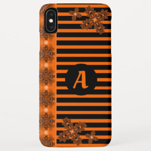 Capa Para iPhone Da Case-Mate Artdeco Flowers in Retro Style with monogram