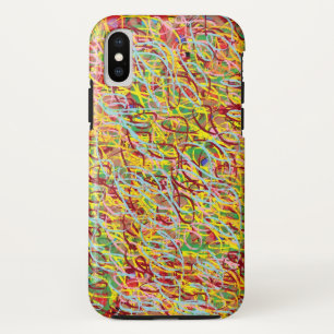 Capa Para iPhone Da Case-Mate arte abstracta com o scribble, muito colorido