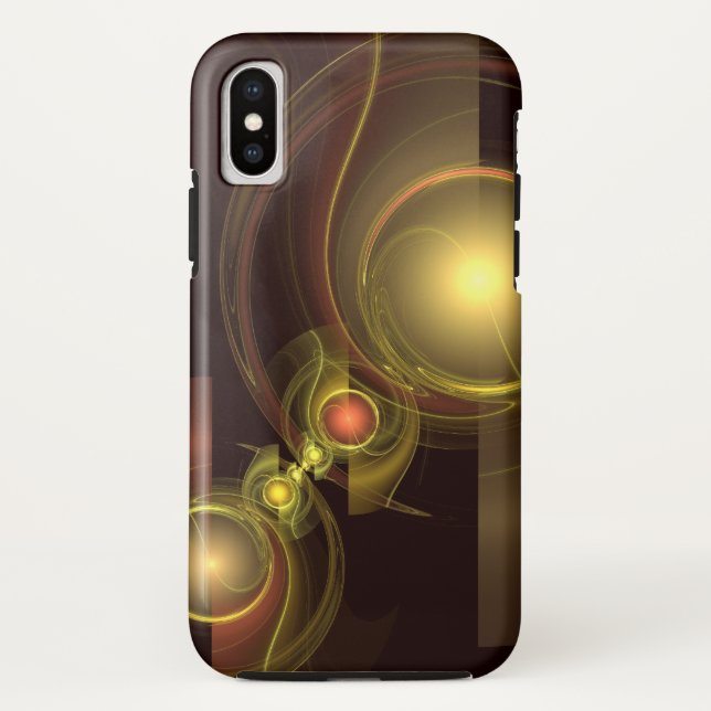 Capa Para iPhone, Case-Mate Arte Abstrato de Conexão Inteira (Verso)