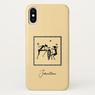 Capa Para iPhone Da Case-Mate Arte Africana, dança à Lua Louca e Música