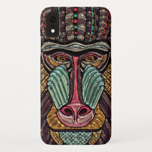 Capa Para iPhone Da Case-Mate Arte africana de mosaico animal de vidro retido