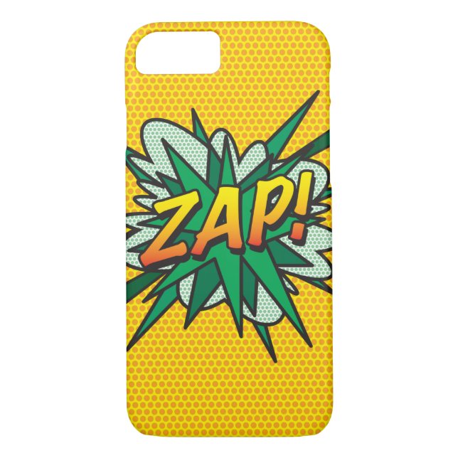 Capa Para iPhone, Case-Mate Arte de Pop de Livro Retrópico de Diversão ZAP (Verso)