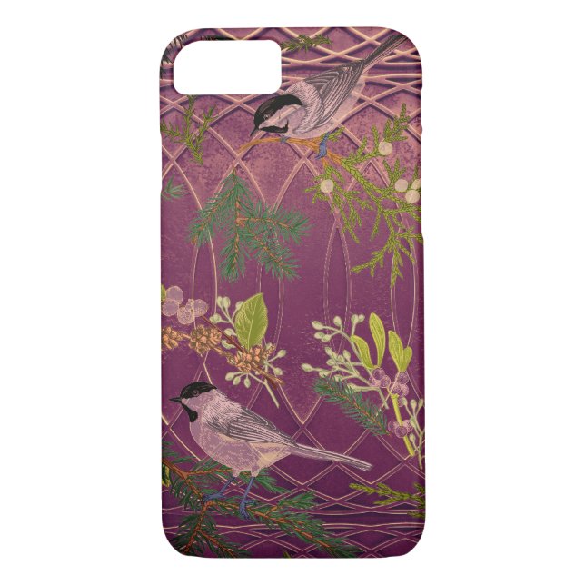 Capa Para iPhone, Case-Mate Arte Deco com iPhone / iPad de Aves (Verso)