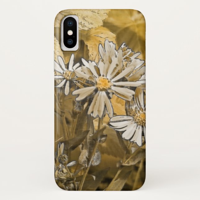 Capa Para iPhone, Case-Mate Arte Digital Wild Aster (Verso)