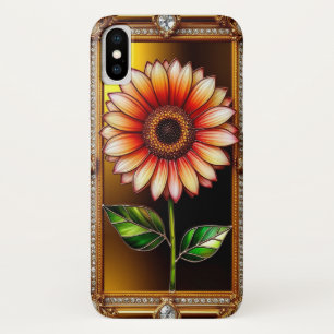 Capa Para iPhone Da Case-Mate Arte em Vidro Colorido Floral Elegante