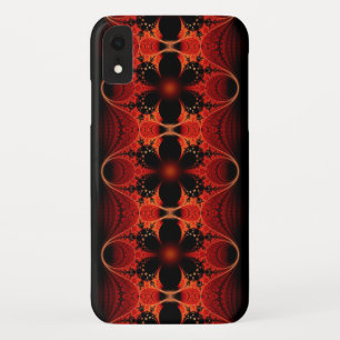 Capa Para iPhone Da Case-Mate Arte floral do Fractal do abstrato da fita
