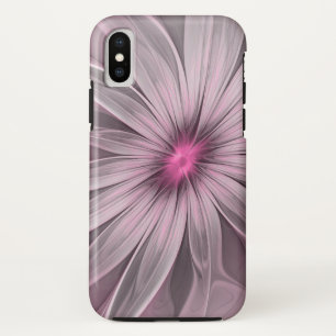 Capa Para iPhone Da Case-Mate Arte Fractal Floral de Ameixa Abstrata Flor Fantas