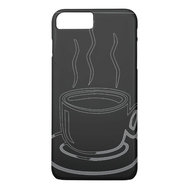 Capa Para iPhone, Case-Mate Arte Gráfica Da Taça Do Café (Verso)