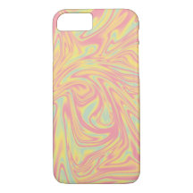 Arte Líquida Holográfica Única de Abstrato de Past