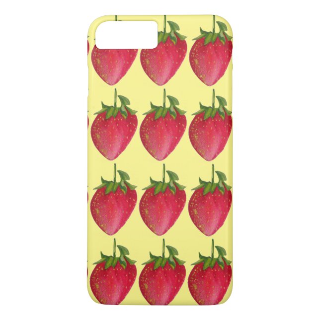 Capa Para iPhone, Case-Mate Arte macro de fruta aquosa Juicy Strawberry (Verso)