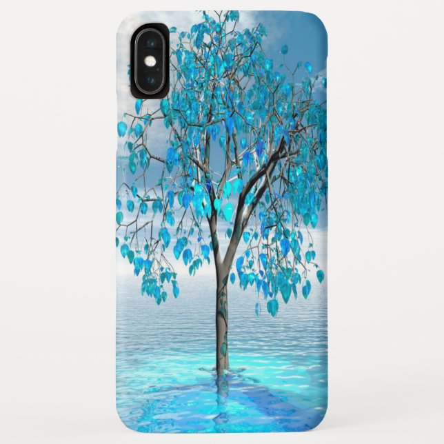 Capa Para iPhone, Case-Mate Árvore Azul Crystal (Verso)