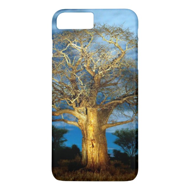 Capa Para iPhone, Case-Mate Árvore Baobá (Adansonia) Iluminada pela Lua (Verso)