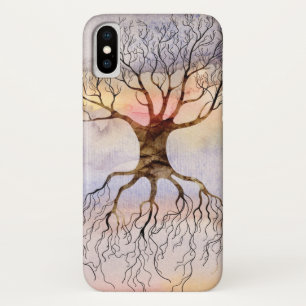 Capa Para iPhone X Árvore contra o céu