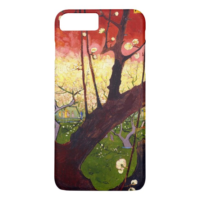Capa Para iPhone, Case-Mate Árvore de ameixa de Van Gogh após Hiroshige (Verso)