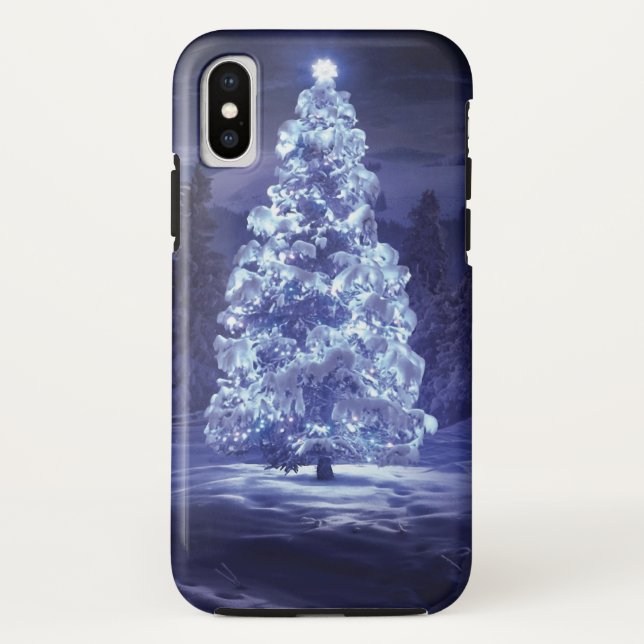 Capa Para iPhone, Case-Mate Árvore de Natal (Verso)