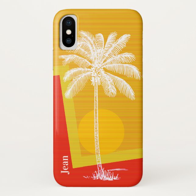 Capa Para iPhone, Case-Mate Árvore Tropical de Palm (Verso)
