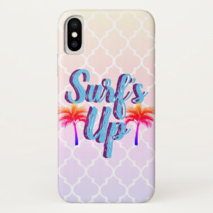 Capa Para iPhone X Árvores de Palma Sunset do Surf Trendy Up