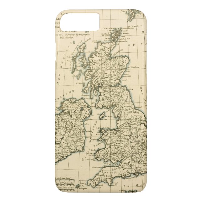 Capa Para iPhone, Case-Mate As ilhas britânicas (Verso)