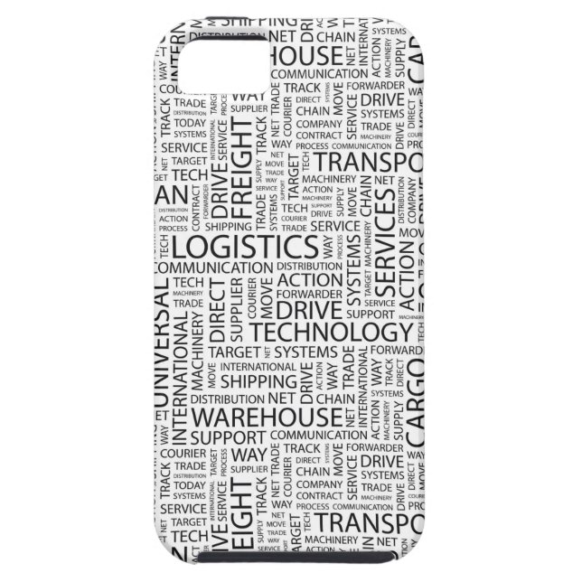 Capa Para iPhone, Case-Mate As LOGÍSTICAS modelam com palavras (Traseira)