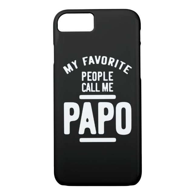 Capa Para iPhone, Case-Mate As Minhas Pessoas Favoritas Chamam-Me Papo | Padre (Verso)