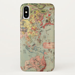 Capa Para iPhone Da Case-Mate As rotas de ar do mundo do mapa do mundo duma