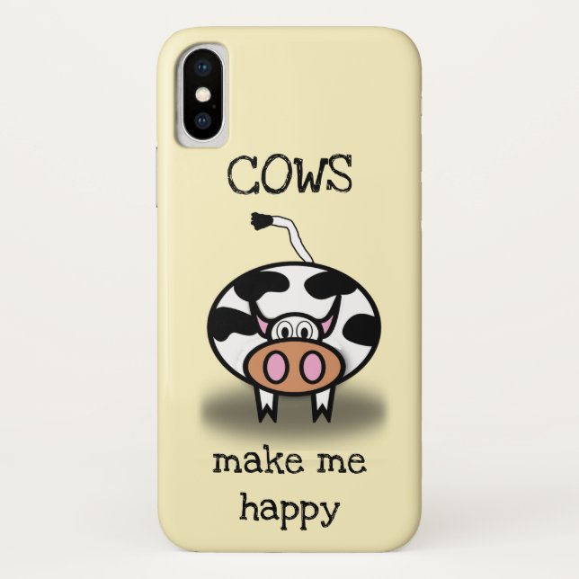 Capa Para iPhone, Case-Mate As vacas fazem-me feliz (Verso)